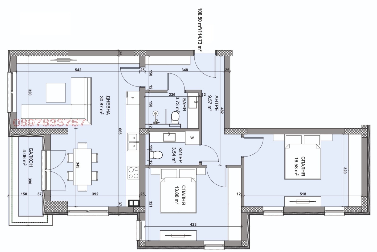 Продава 3-СТАЕН, гр. Варна, Владислав Варненчик 2, снимка 7 - Апартаменти - 55480365