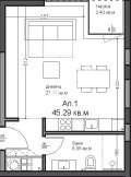 Продава 1-СТАЕН, гр. Варна, Аспарухово, снимка 1