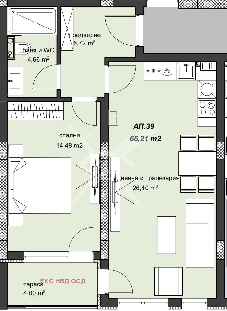 À venda  1 quarto Plovdiv , Hristo Smirnenski , 78 m² | 58922443