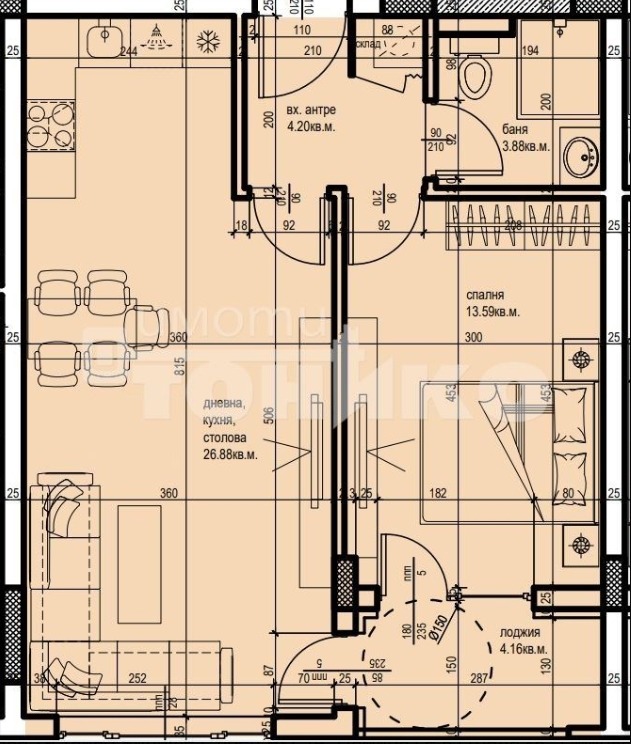 Продава 2-СТАЕН, гр. Пловдив, Отдих и култура, снимка 6 - Апартаменти - 54290567