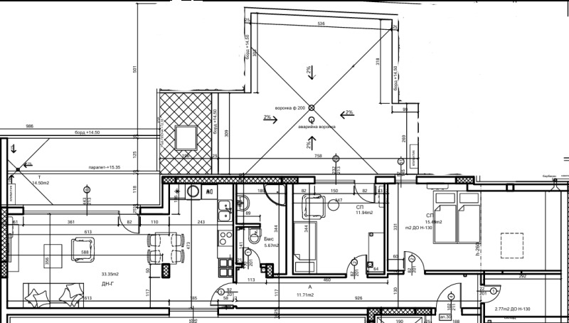 Продаја  2 спаваће собе Пловдив , Центар , 167 м2 | 90922725 - слика [2]