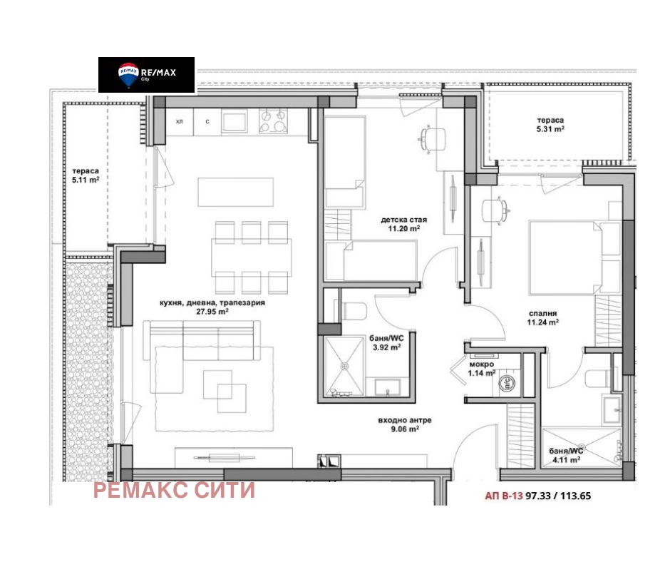 Продава 3-СТАЕН, гр. София, Малинова долина, снимка 14 - Апартаменти - 54931271