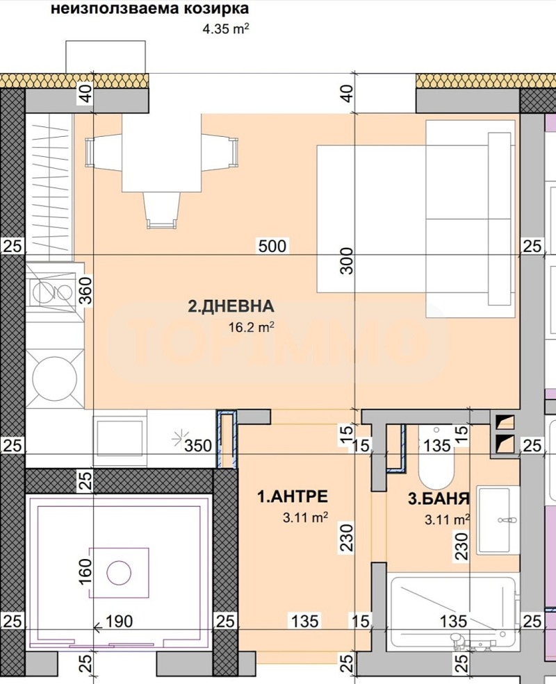 Продава 1-СТАЕН, гр. Варна, Виница, снимка 7 - Апартаменти - 52364936