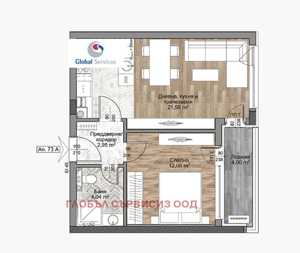 Продава 2-СТАЕН, гр. София, Младост 4, снимка 1 - Aпартаменти - 49225970