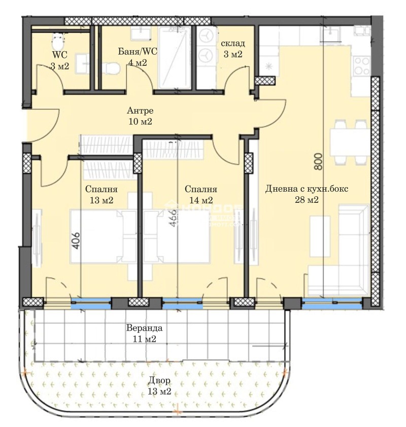 Продава 3-СТАЕН, гр. Пловдив, Тракия, снимка 1 - Aпартаменти - 48288386