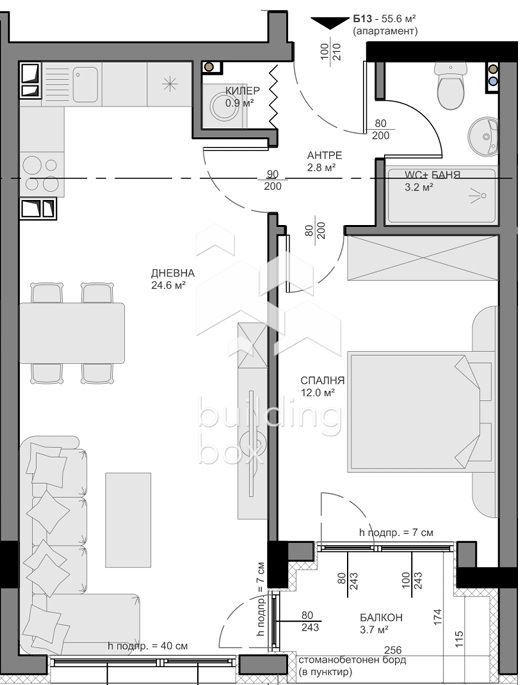 Продава 2-СТАЕН, гр. Варна, Владислав Варненчик 1, снимка 2 - Апартаменти - 53163783