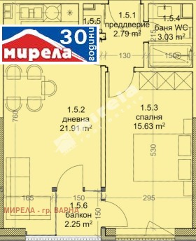 1 спальня Младост 1, Варна