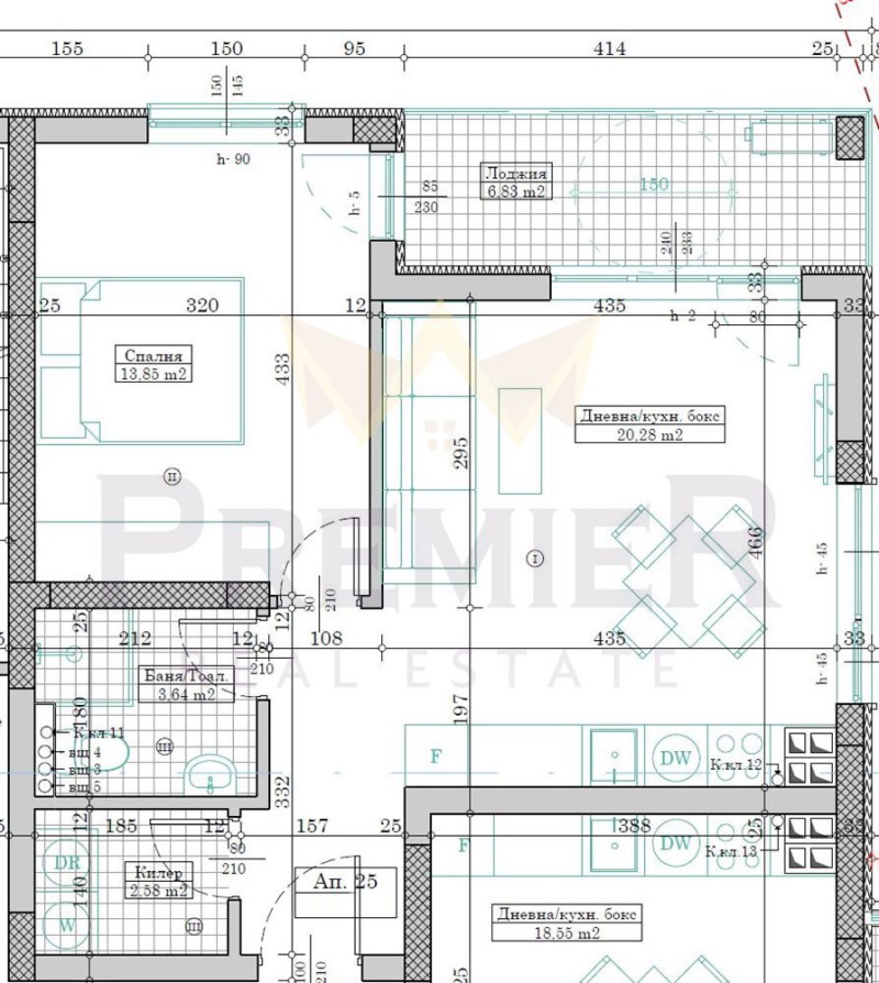Til salg  1 soveværelse Varna , Pobeda , 67 kvm | 61207553 - billede [2]