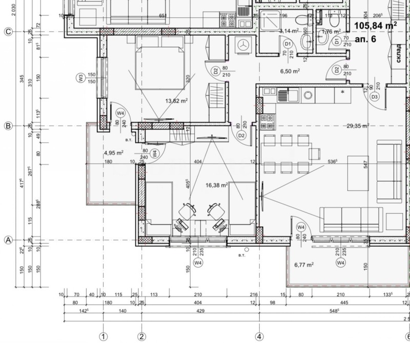 Продава 3-СТАЕН, гр. София, Бояна, снимка 2 - Апартаменти - 53112858