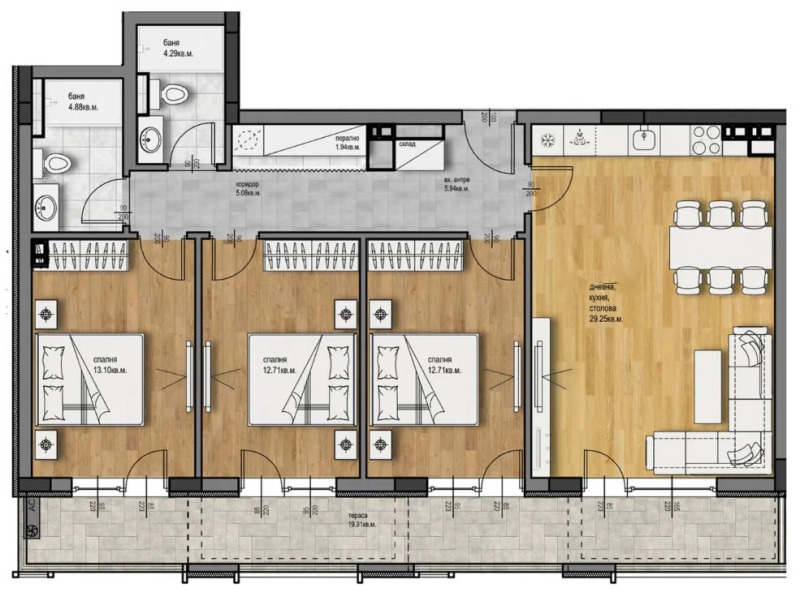 Продава МНОГОСТАЕН, гр. Пловдив, Христо Смирненски