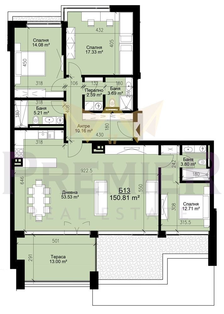 Продава 4-СТАЕН, гр. Варна, Бриз, снимка 2 - Апартаменти - 55625371