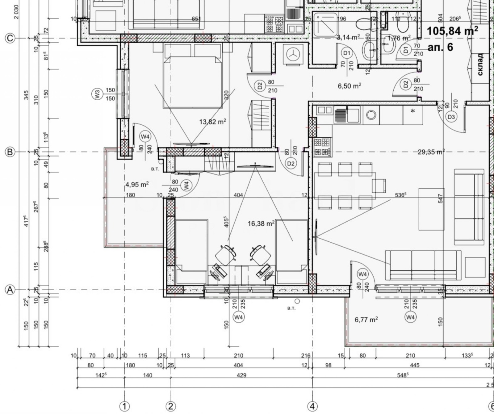 Продава 3-СТАЕН, гр. София, Бояна, снимка 2 - Апартаменти - 53112858