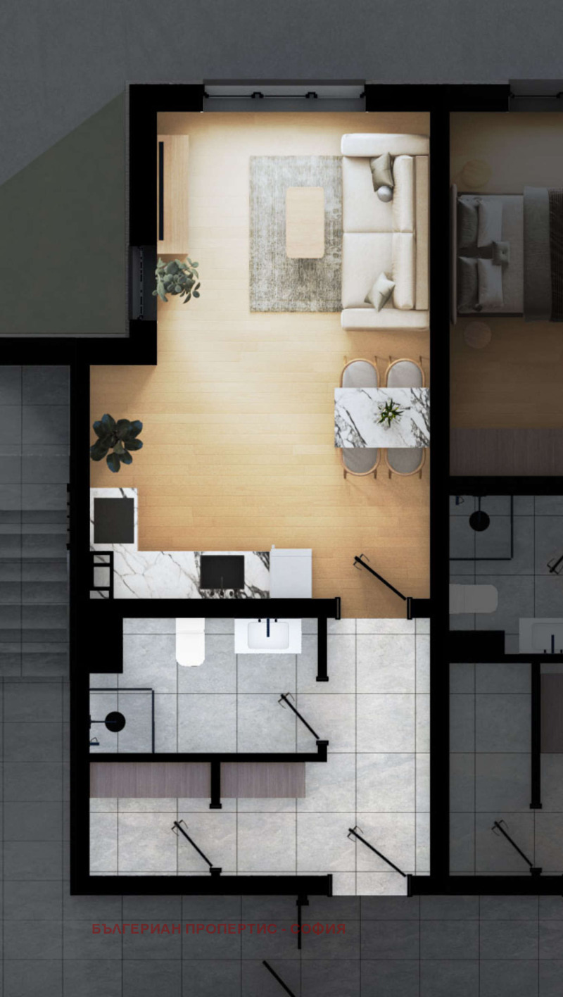 Продава 1-СТАЕН в град София, Дружба 2 - 51 кв.м / 101 911 € » 199 320.59 лв., БЪЛГЕРИАН ПРОПЕРТИС - СОФИЯ