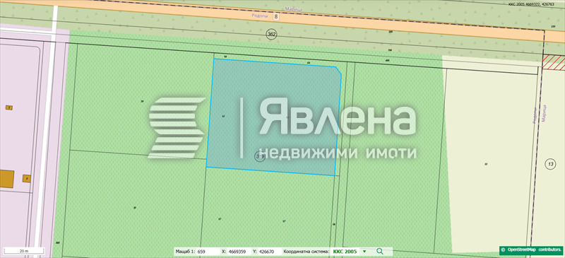 Продава ПАРЦЕЛ, с. Цалапица, област Пловдив