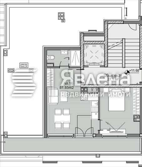 Продава  2-стаен град София , Левски , 82 кв.м | 39524690 - изображение [3]