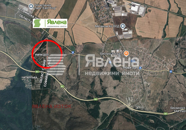 Продава ПАРЦЕЛ, с. Нови хан, област София област, снимка 2 - Парцели - 54479558