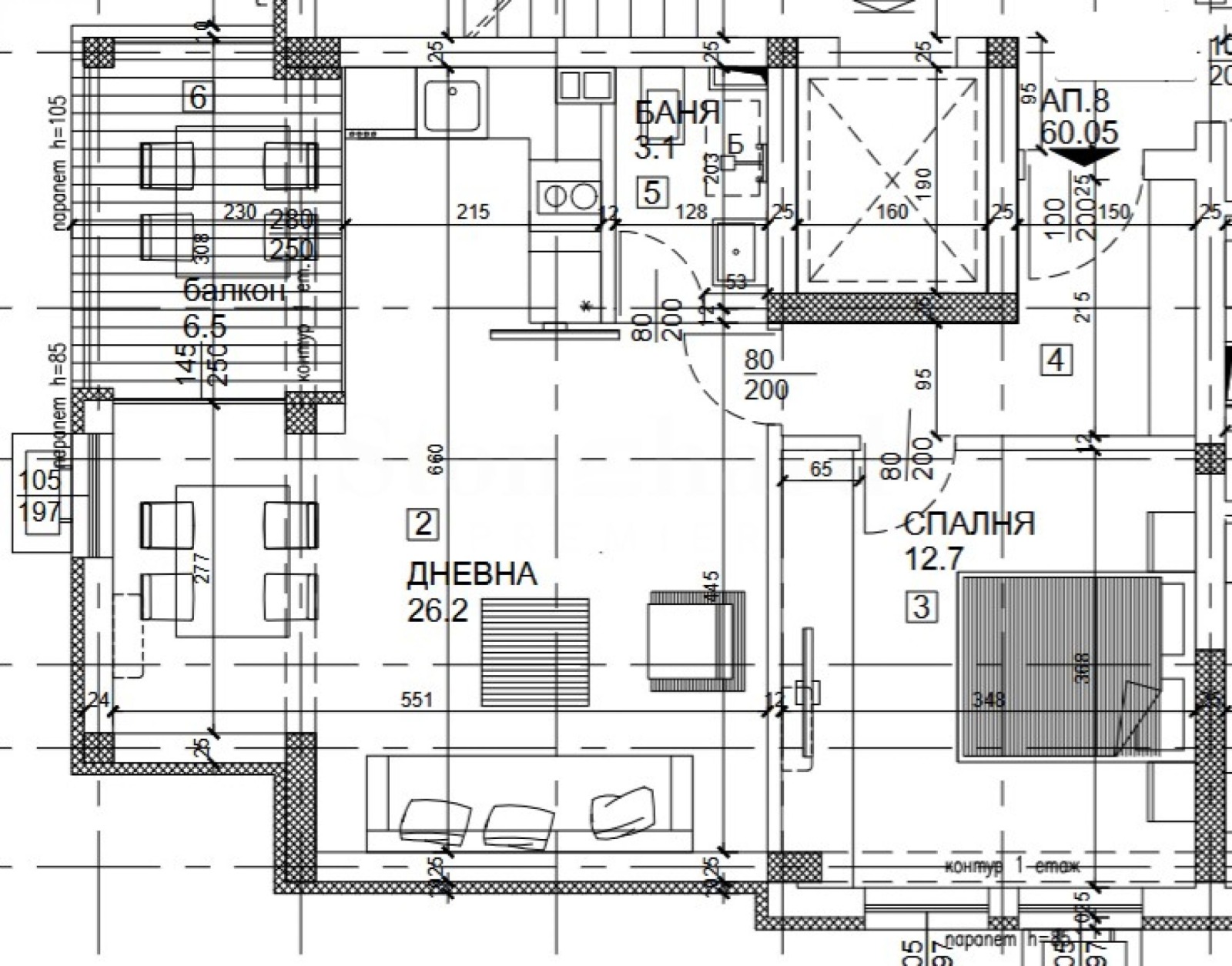 Продава 2-СТАЕН, с. Синеморец, област Бургас, снимка 4 - Апартаменти - 54924171