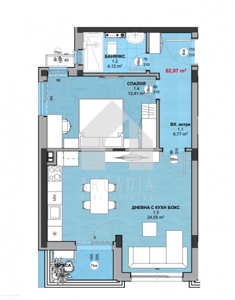 Продава 2-СТАЕН, гр. Пловдив, Кършияка, снимка 2 - Апартаменти - 53497781