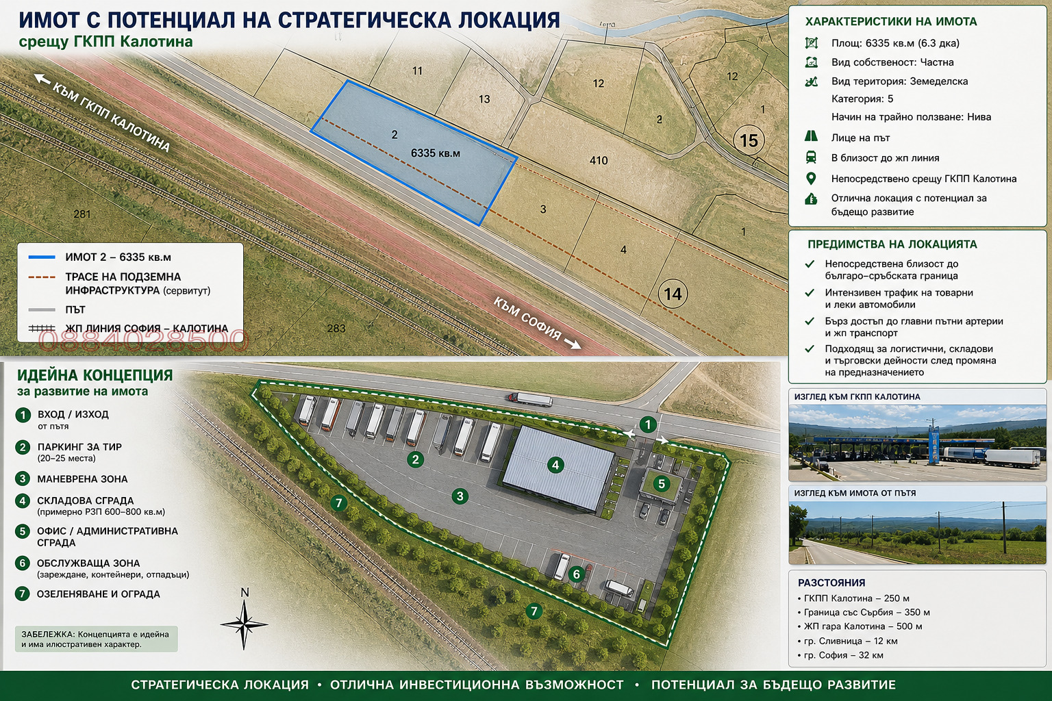 Продава БИЗНЕС ИМОТ, с. Калотина, област София област