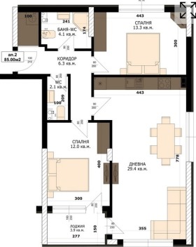 3-стаен град Варна, Кайсиева градина 5