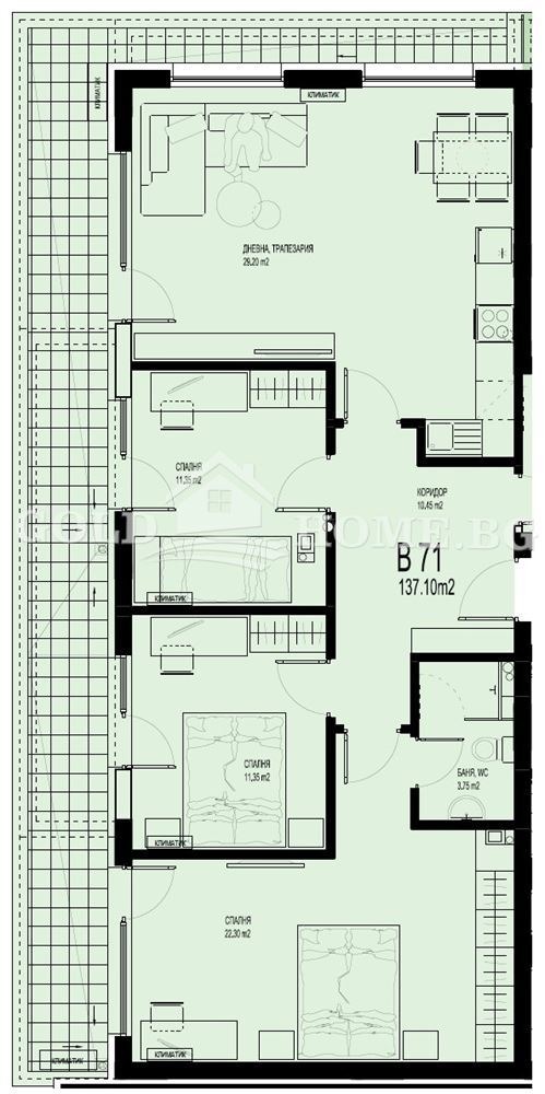 Продава 4-СТАЕН, гр. Пловдив, Христо Смирненски, снимка 3 - Апартаменти - 54303388