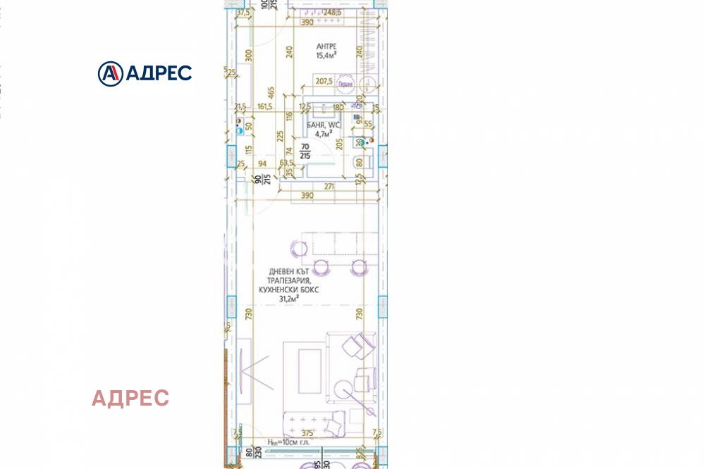 Продава 1-СТАЕН, гр. Варна, к.к. Чайка, снимка 4 - Апартаменти - 51963036