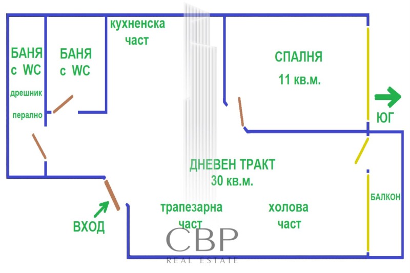 Продава 2-СТАЕН, гр. Варна, ВИНС-Червен площад, снимка 5 - Aпартаменти - 47437918