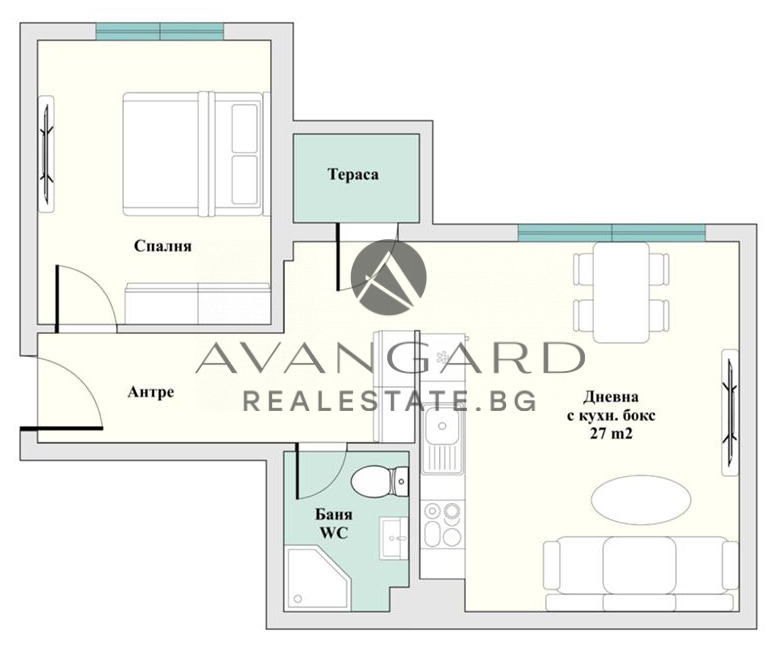 Продава  2-стаен град Пловдив , Тракия , 63 кв.м | 29493945 - изображение [3]