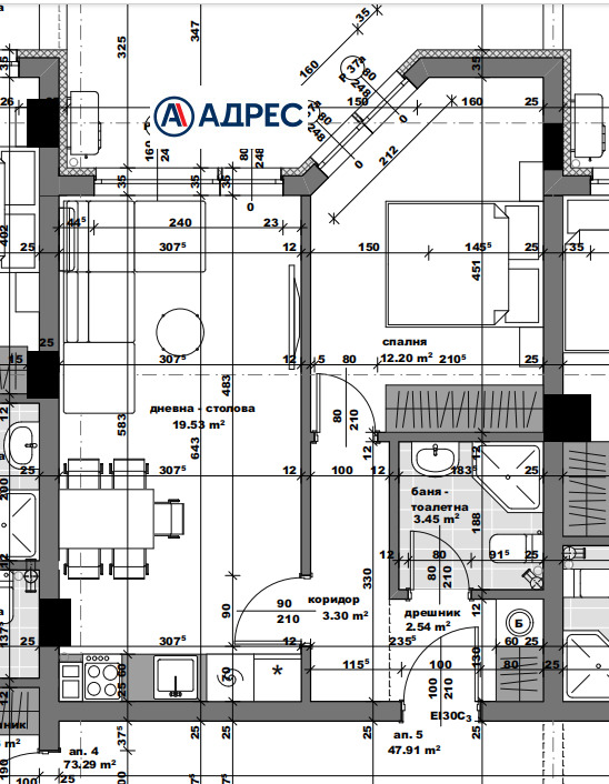 Продаја  1 спаваћа соба Стара Загора , Била , 63 м2 | 46856728 - слика [3]