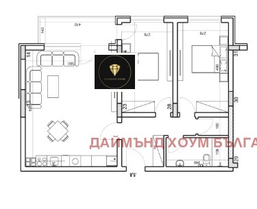 Продава 3-СТАЕН, гр. Пловдив, Младежки Хълм, снимка 2 - Aпартаменти - 48686354