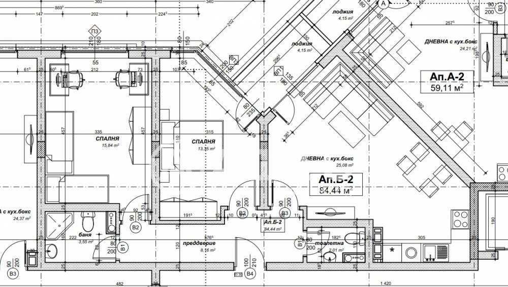 Продава 3-СТАЕН, гр. София, Дружба 1, снимка 2 - Апартаменти - 53860925