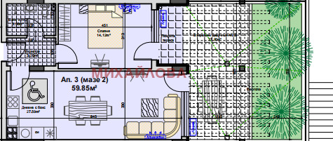 Продава  2-стаен град Стара Загора , Железник - център , 75 кв.м | 39357027 - изображение [2]