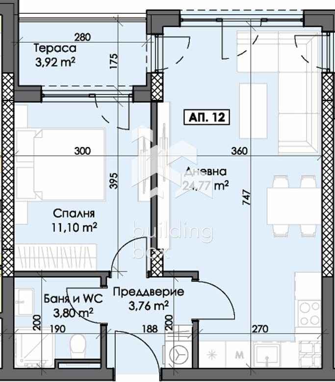 In vendita  1 camera da letto Plovdiv , Trakiia , 66 mq | 48031188 - Immagine [7]