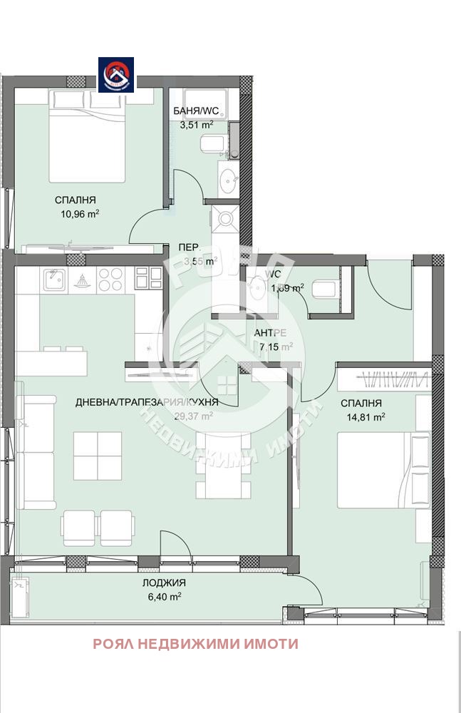 Продава 3-СТАЕН, гр. Пловдив, Христо Смирненски, снимка 6 - Aпартаменти - 47502815