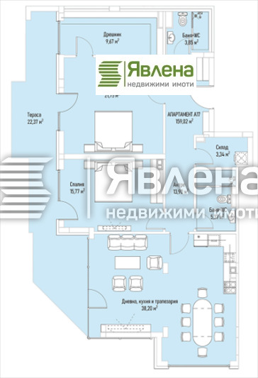 Продава 3-СТАЕН, гр. София, Лозенец, снимка 9 - Aпартаменти - 49308427