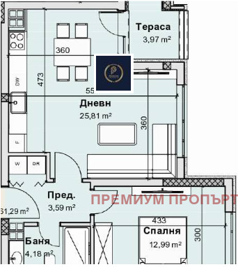 Продава  2-стаен град Пловдив , Остромила , 71 кв.м | 23852687 - изображение [4]