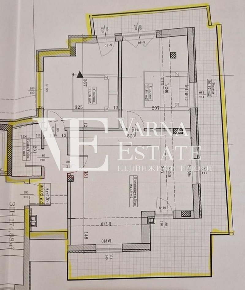 Продава 3-СТАЕН, гр. Варна, Колхозен пазар, снимка 6 - Aпартаменти - 47744013