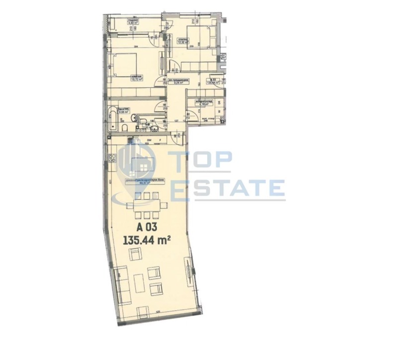 Продава 3-СТАЕН, гр. Велико Търново, Бузлуджа, снимка 4 - Апартаменти - 49722991