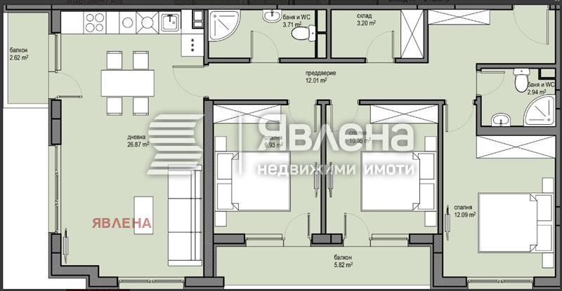 Продава 4-СТАЕН, гр. София, Красна поляна 2, снимка 2 - Aпартаменти - 48885200