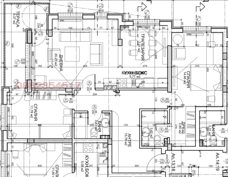 Продава 3-СТАЕН, гр. София, Овча купел, снимка 3 - Aпартаменти - 47601810