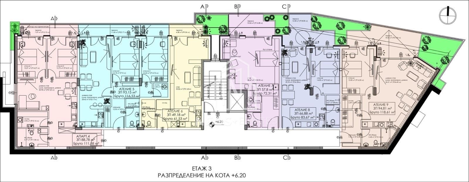 Продава 2-СТАЕН, гр. Созопол, област Бургас, снимка 3 - Апартаменти - 53617710