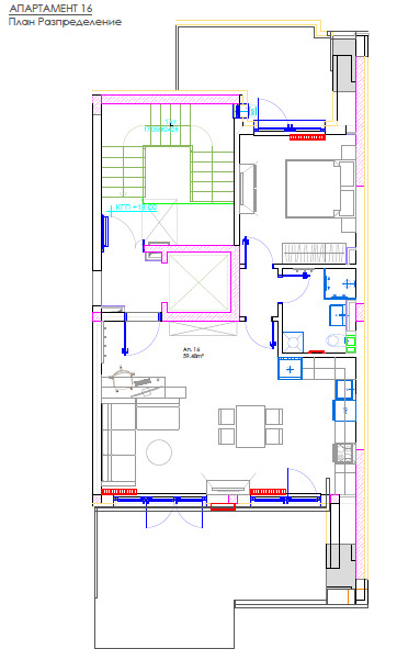 Продава 2-СТАЕН, гр. София, Център, снимка 8 - Апартаменти - 54066268