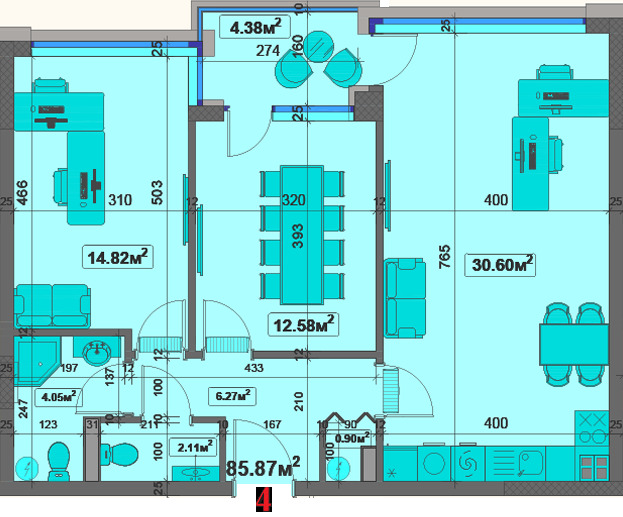 Продава 3-СТАЕН, гр. Варна, Чайка, снимка 3 - Aпартаменти - 47278478