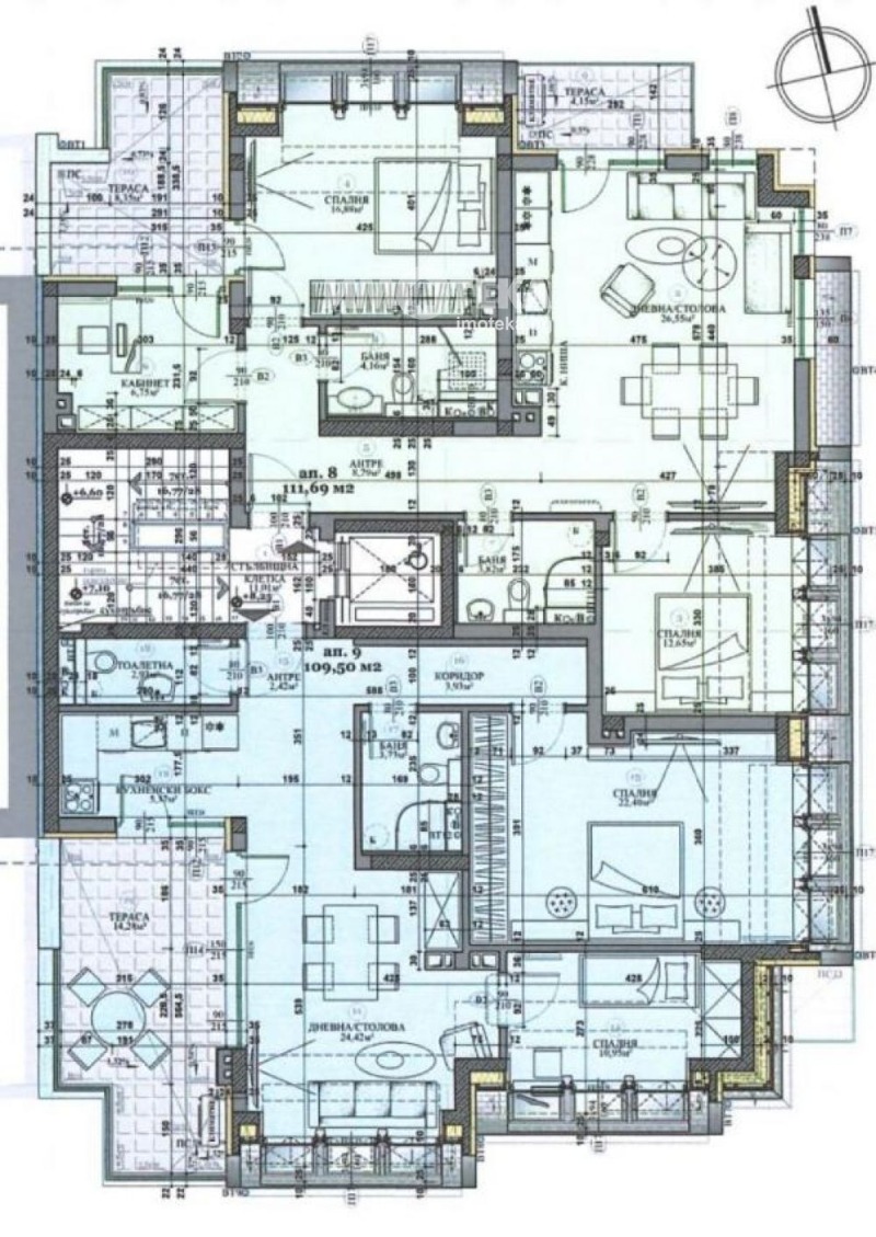 À venda  2 quartos Sofia , Hadji Dimitar , 125 m² | 69776544 - imagem [3]