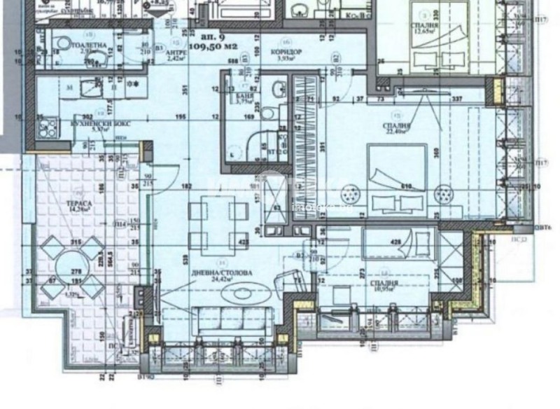 Продава  3-стаен град София , Хаджи Димитър , 125 кв.м | 69776544 - изображение [2]