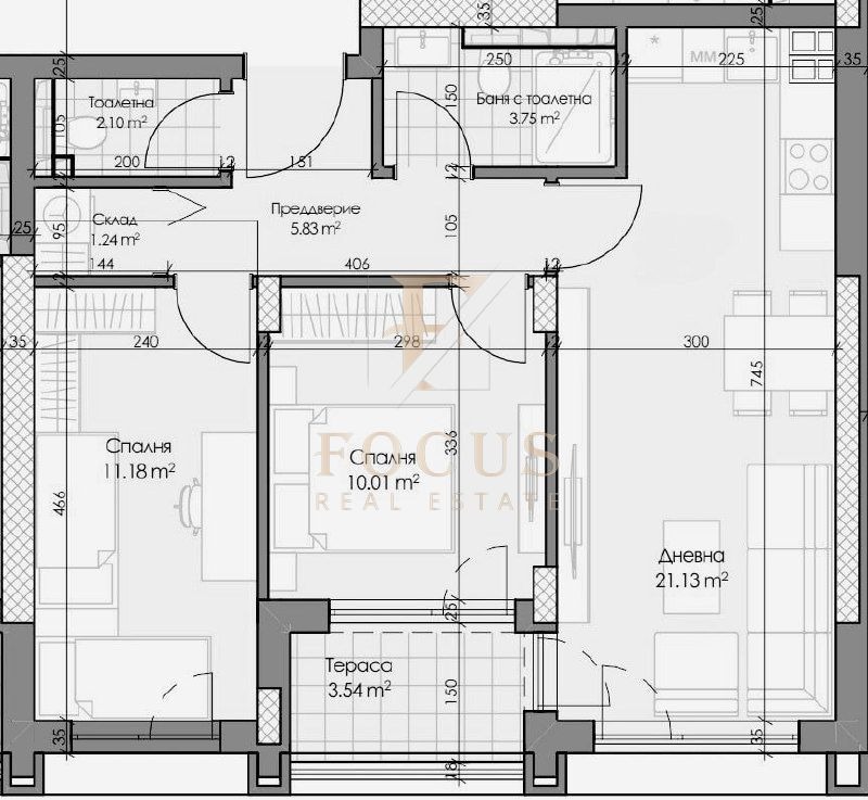 Продава 3-СТАЕН, гр. Пловдив, Кършияка, снимка 2 - Aпартаменти - 49267744