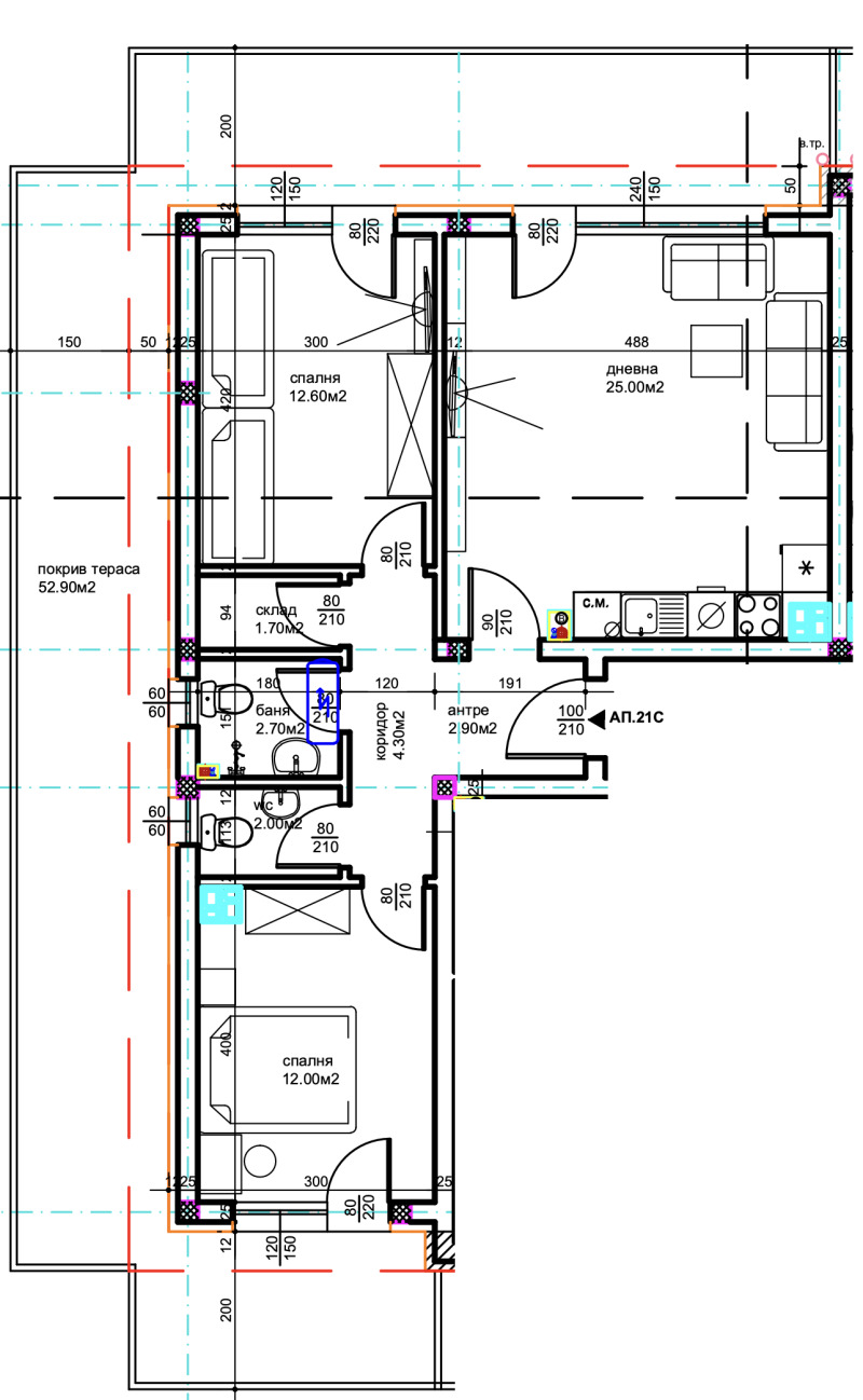 Продава 3-СТАЕН, гр. Пловдив, Беломорски, снимка 4 - Апартаменти - 52721529