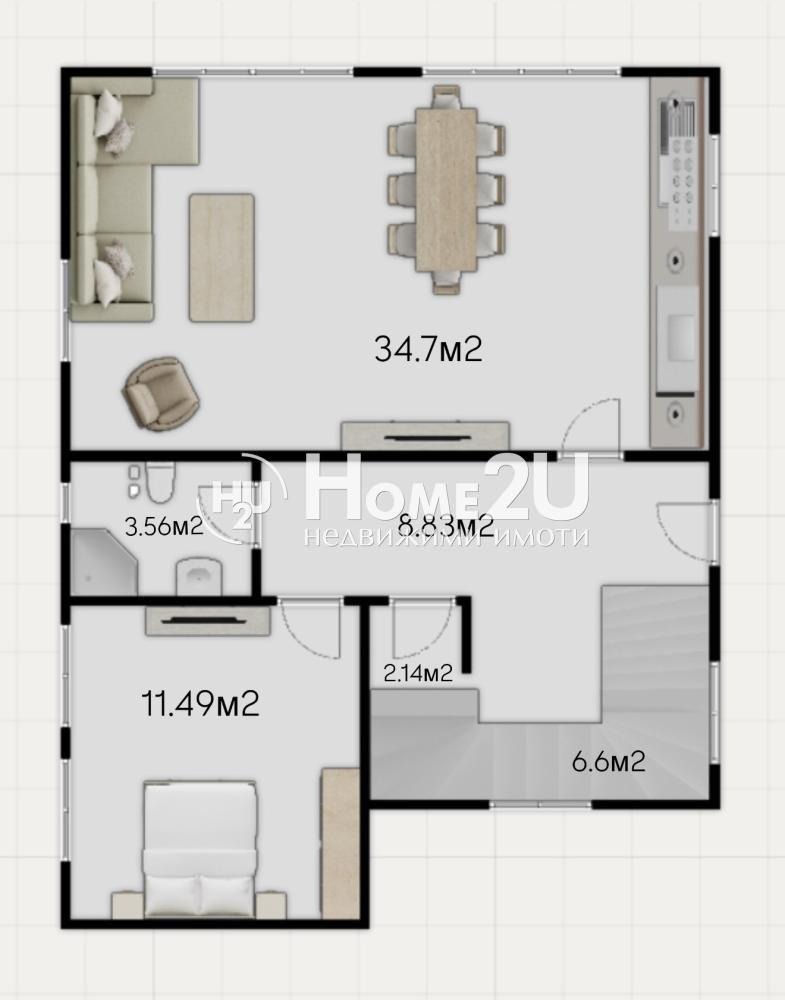 Продава КЪЩА, гр. Черноморец, област Бургас, снимка 10 - Къщи - 54972815