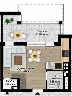 Studio Komatevsko šose, Plovdiv 2