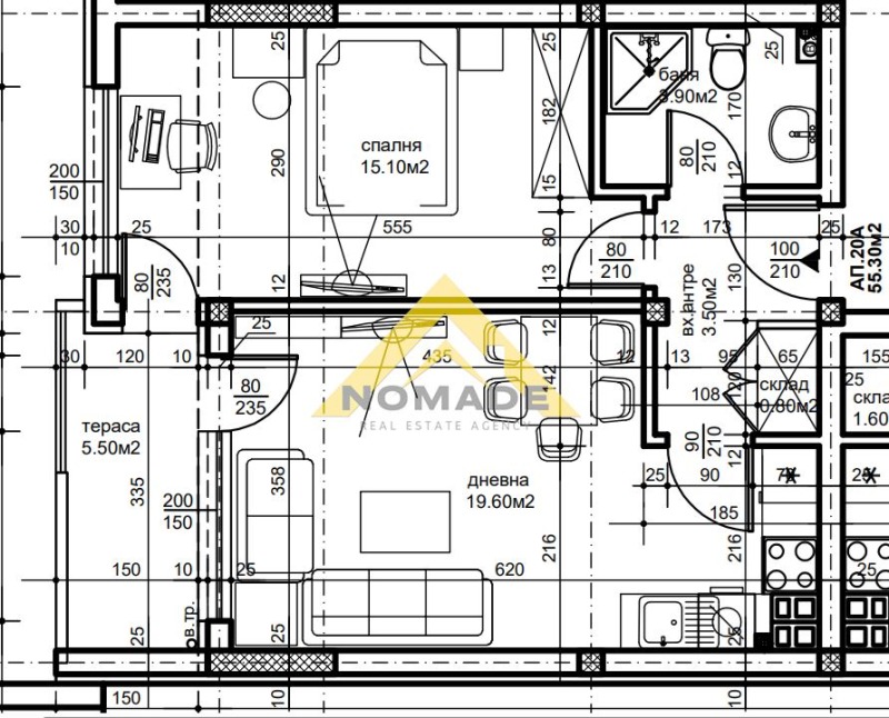 Na prodej  1 ložnice Plovdiv , Christo Smirnenski , 63 m2 | 22593587 - obraz [12]